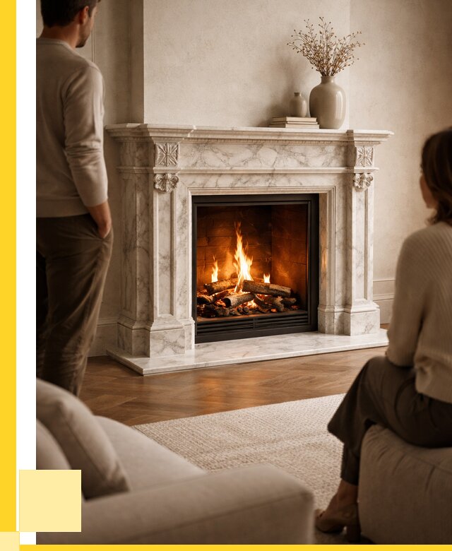 Мраморные камины под ключ в Чехове от 254175 р. | ЭриданЧхв