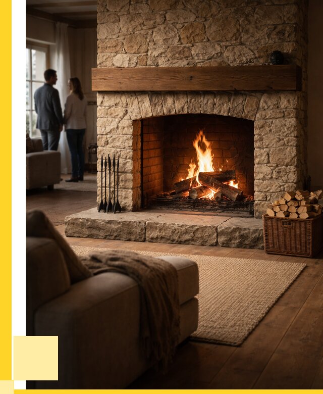 Открытые камины под ключ в Чехове от 152505 р. ЭриданЧхв