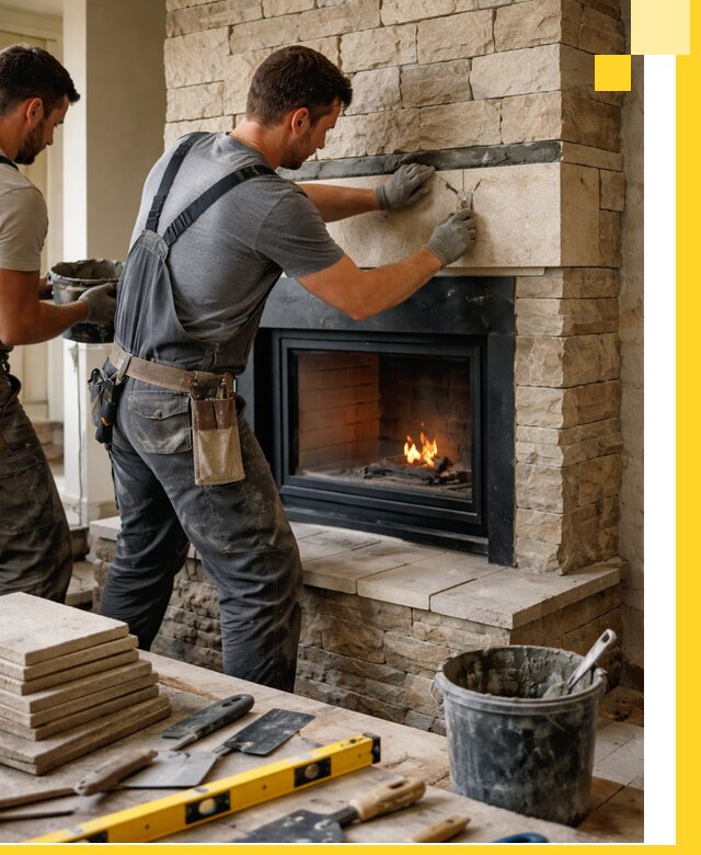 Проектирование и установка открытых каминов в Чехове