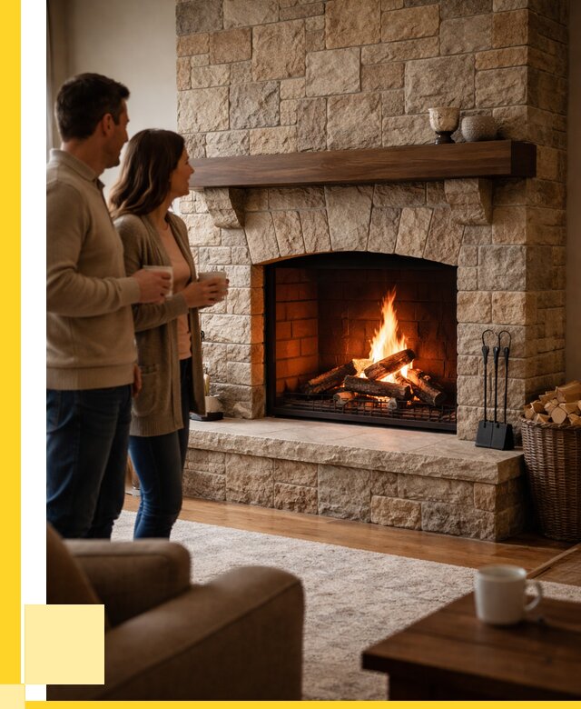 Каменные камины на заказ в Чехове от 183006 р. | ЭриданЧхв