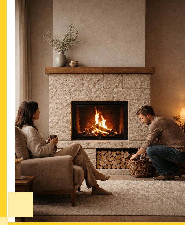 Камины для дома в Чехове под ключ от 152505 р. | ЭриданЧхв