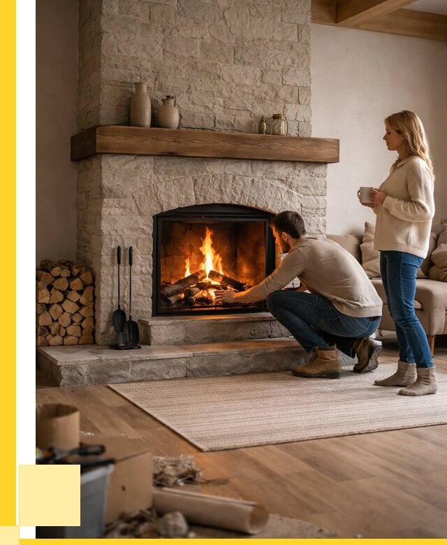 Камины для загородного дома в Чехове от 355845 р., ЭриданЧхв