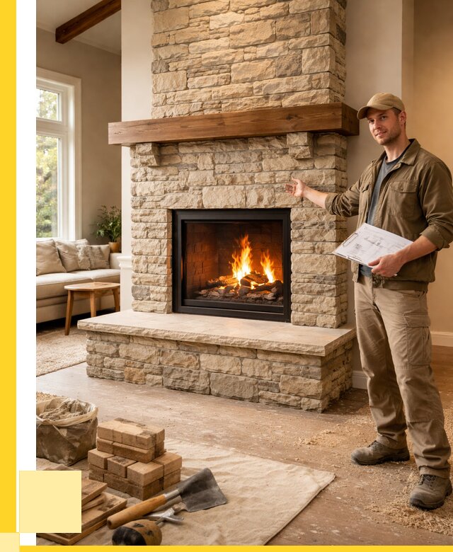 Камины под ключ в Чехове от 183006 р. | ЭриданЧхв — установка