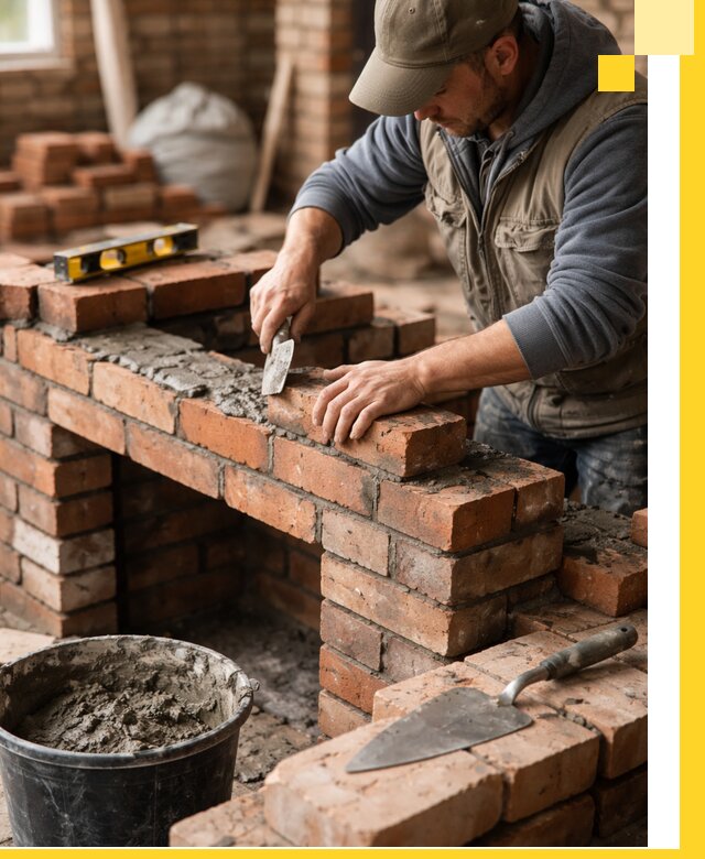 Кладка каминов под ключ в Чехове профессиональная отделка и монтаж