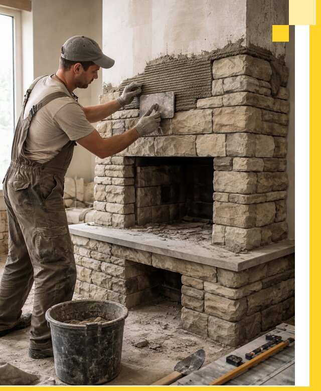 Строительство каминов под ключ в Чехове от проектирования до монтажа