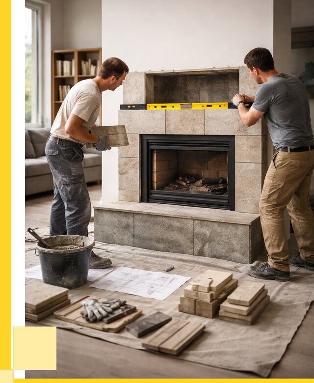 Монтаж каминов и установка в Чехове от 45752 р. | ЭриданЧхв