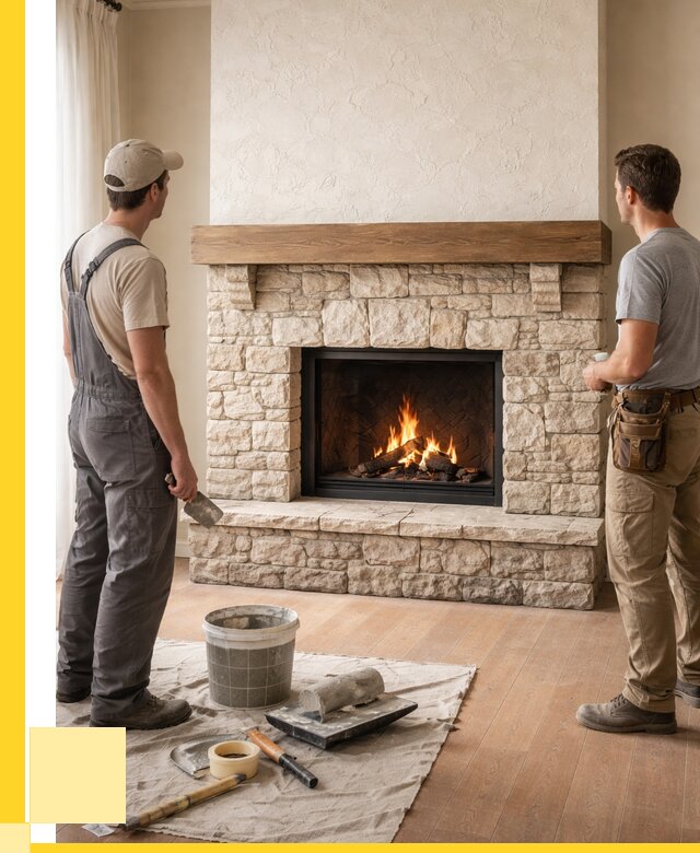 Отделка каминов в Чехове от 6609 р. под ключ | ЭриданЧхв