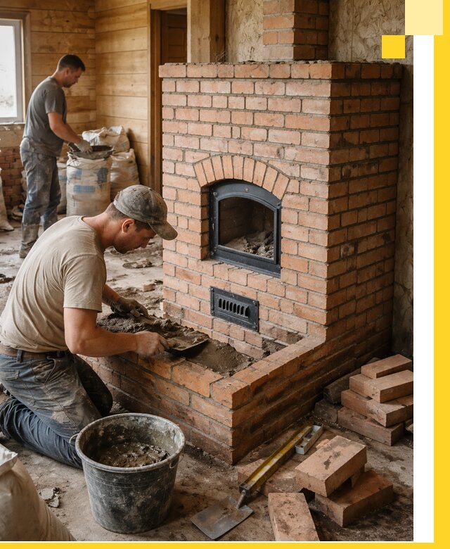 Профессиональное строительство печей в Чехове под ключ