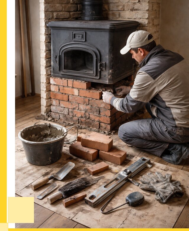 Ремонт печей в Чехове от 12200 р., услуги печника ЭриданЧхв