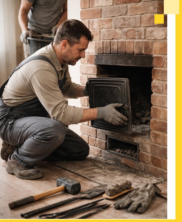 Ремонт печей в Чехове с гарантией качества и безопасности