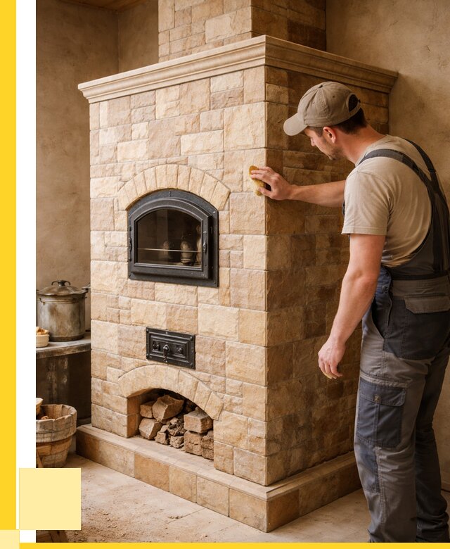 Облицовка печей в Чехове от 4575 р. под ключ | ЭриданЧхв