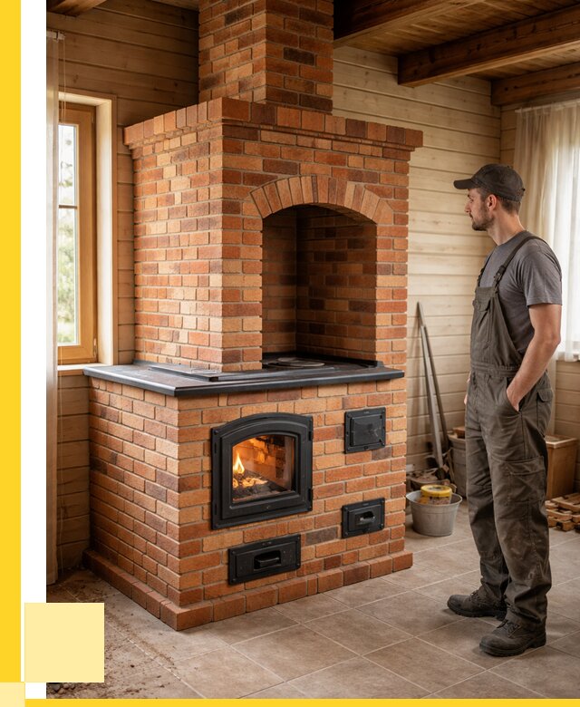 Кирпичные печи в Чехове: купить от 152505 р. | ЭриданЧхв