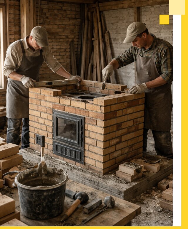 Изготовление и установка варочных печей под ключ в Чехове