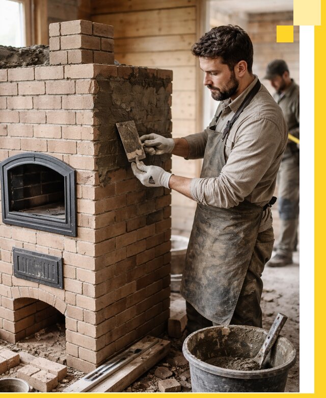 Изготовление и установка печей-шведок под ключ в Чехове