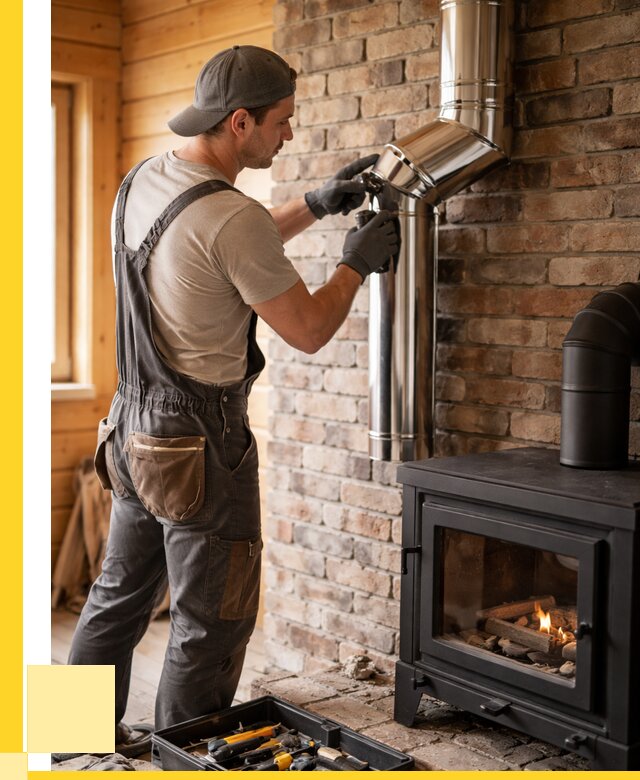 Монтаж дымоходов для печей в Чехове от 7625 р. | ЭриданЧхв