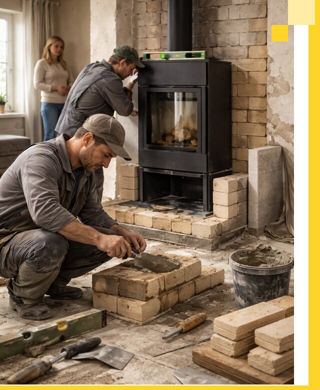 Печи и камины под ключ: проект, установка в Чехове