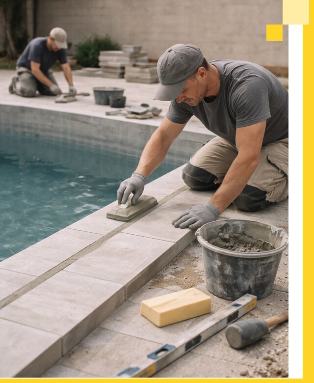 Отделка бассейнов в Чехове: декоративная отделка и гидроизоляция