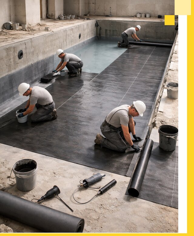 Профессиональная гидроизоляция бассейнов и чаш в Чехове под ключ