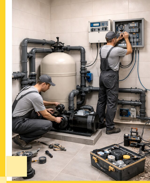 Монтаж оборудования для бассейнов в Чехове от 40668 р. | ЭриданЧхв