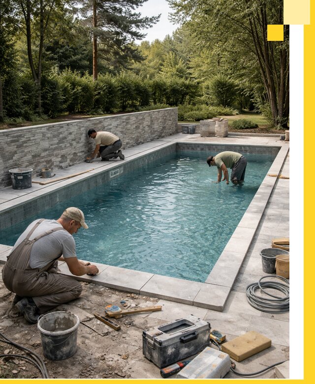 Проектирование и строительство частных бассейнов в Чехове