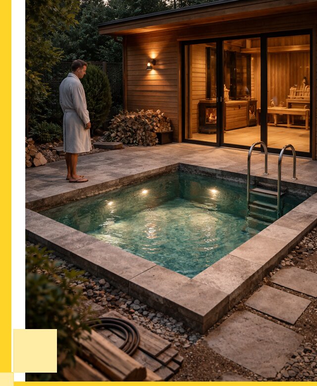 Бани с бассейном под ключ в Чехове от 96587 р. | ЭриданЧхв