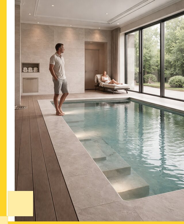 Бассейны в коттедже под ключ в Чехове от 1220040 р. | ЭриданЧхв