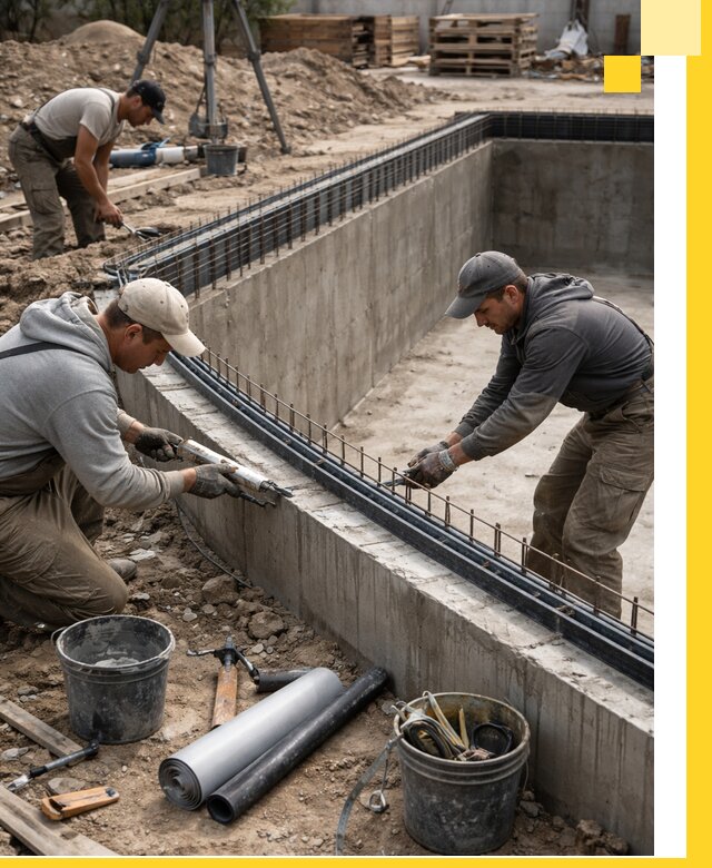 Качественный монтаж чаши бассейна в Чехове под ключ с гарантией