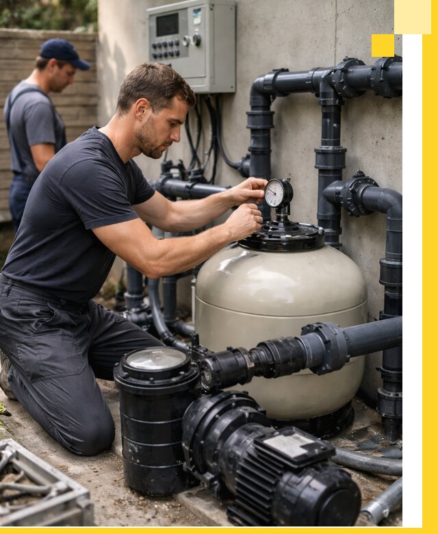 Поставка и монтаж фильтровального оборудования для бассейнов в Чехове