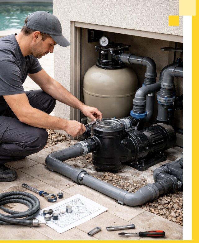 Поставка, монтаж и сервис насосов для бассейнов в Чехове