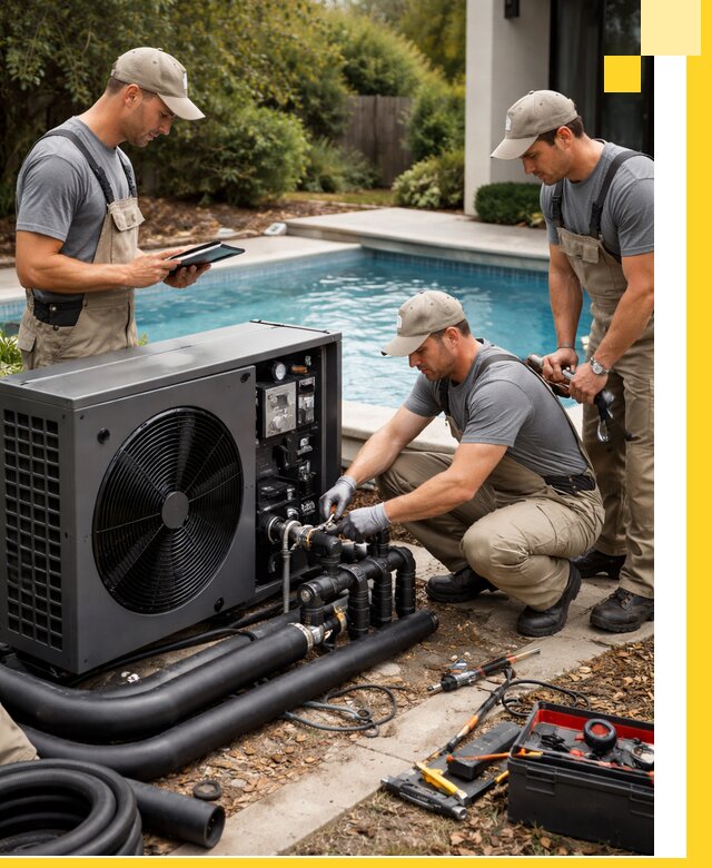 Проектирование и установка тепловых насосов для бассейнов в Чехове