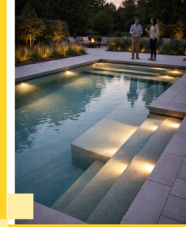 Освещение бассейнов в Чехове под ключ от 25418 р. | ЭриданЧхв