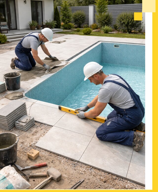 Строительство и монтаж плавательных бассейнов под ключ в Чехове