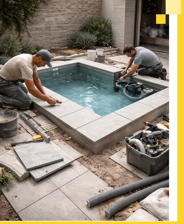 Мини бассейны под ключ в Чехове, дизайн и установка