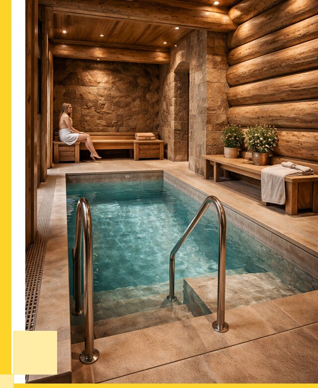 Аренда бани с бассейном в Чехове от 1525050 р. | ЭриданЧхв