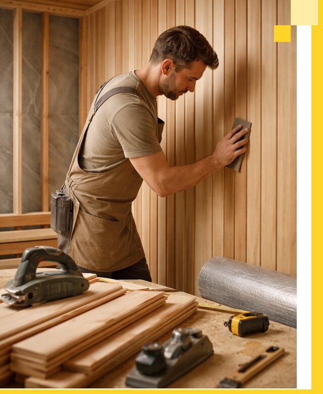 Профессиональная отделка саун и парных под ключ в Чехове