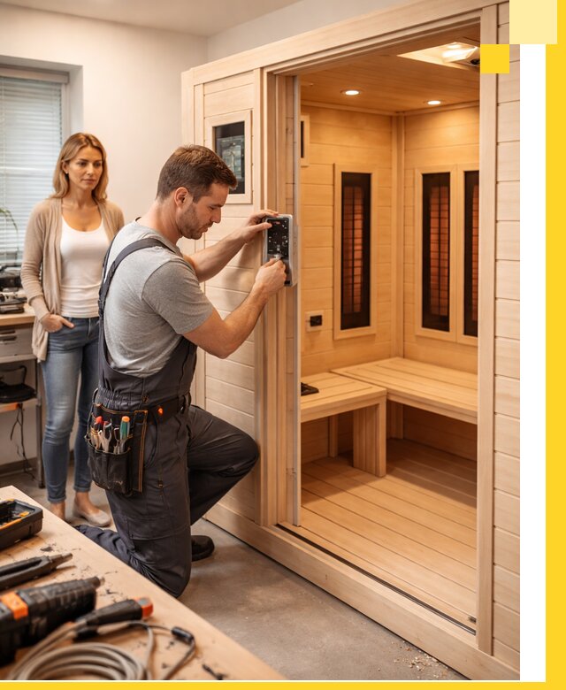 Инфракрасные сауны под ключ в Чехове продажа и установка