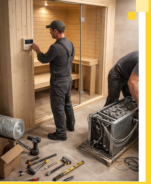 Поставка, установка и монтаж электрических саун в Чехове