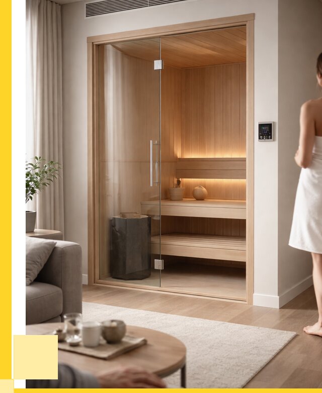 Сауна в квартире под ключ в Чехове от 122004 р. ЭриданЧхв