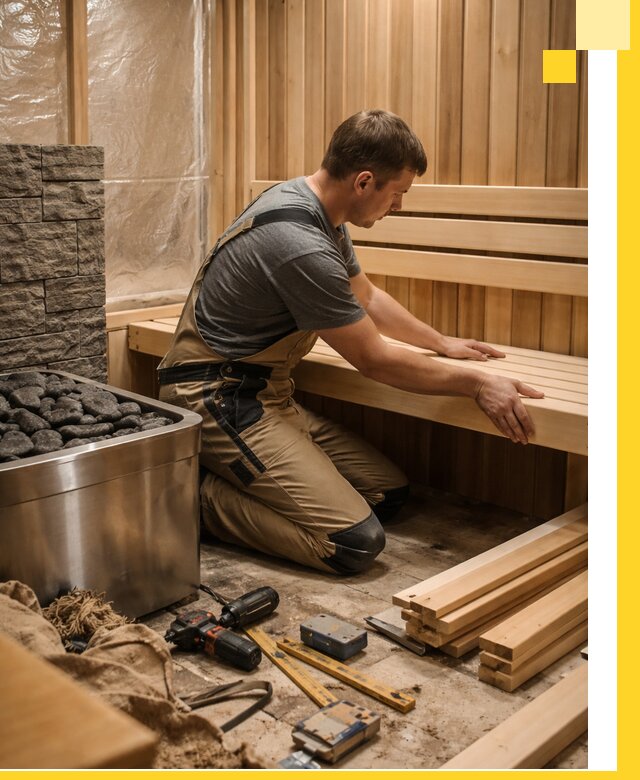 Сауны для дома под ключ с проектированием и монтажом в Чехове