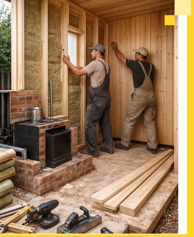 Строительство и установка дачных саун под ключ в Чехове