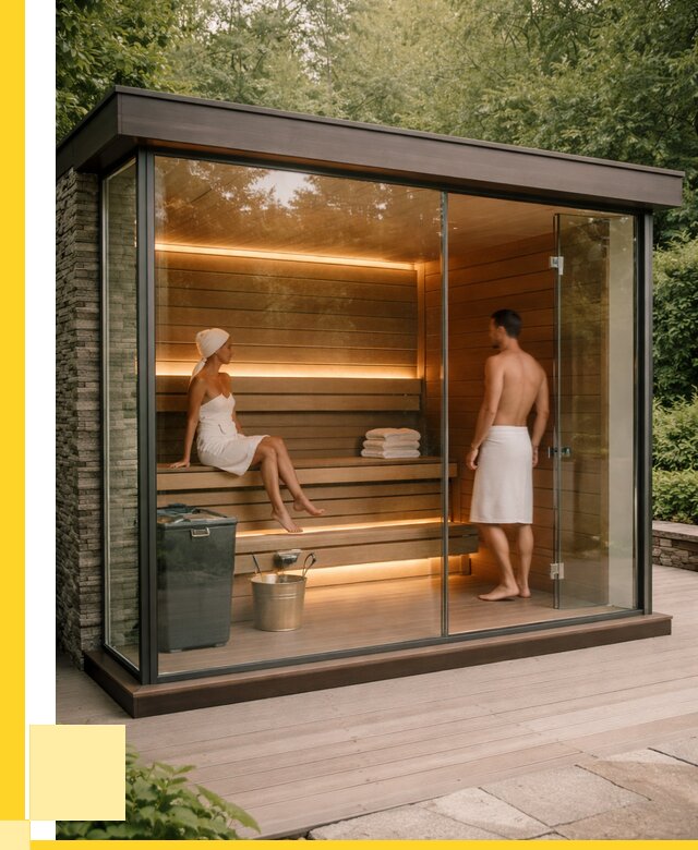 Сауна стеклянная и двери для сауны в Чехове от 254175 р. | ЭриданЧхв
