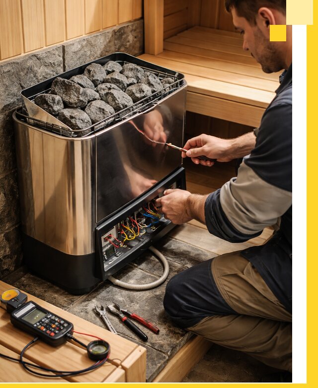 Продажа и установка электрокаменок для саун в Чехове