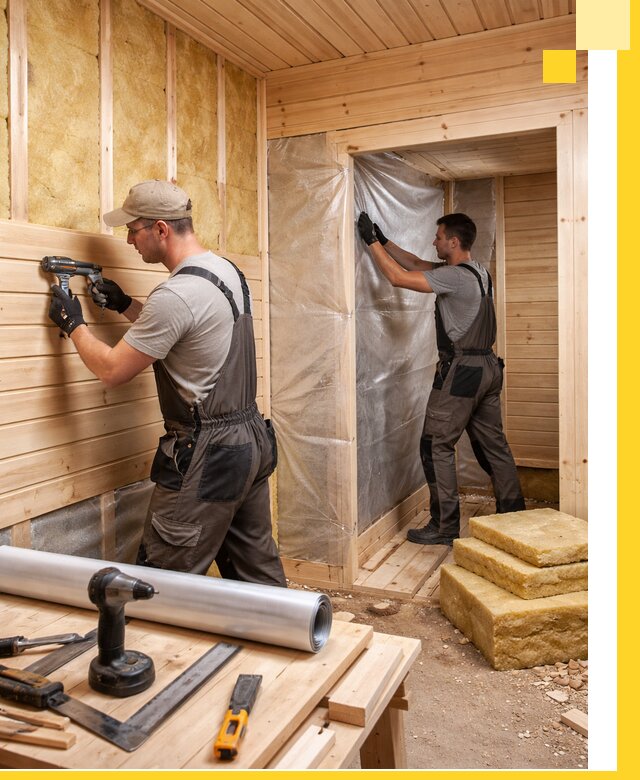 Бани под ключ в Чехове с проектом и полным монтажом