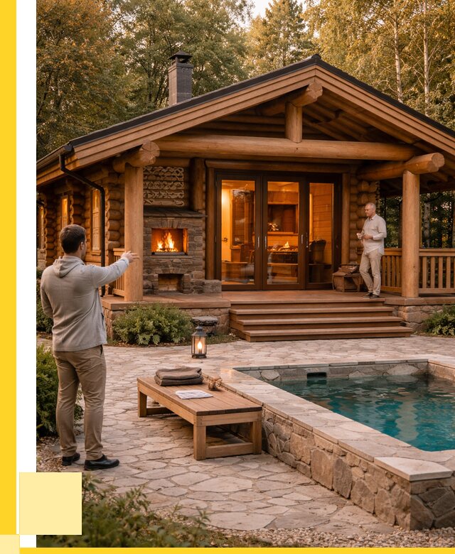 Проекты бань и хамам в Чехове от 25418 р. | ЭриданЧхв