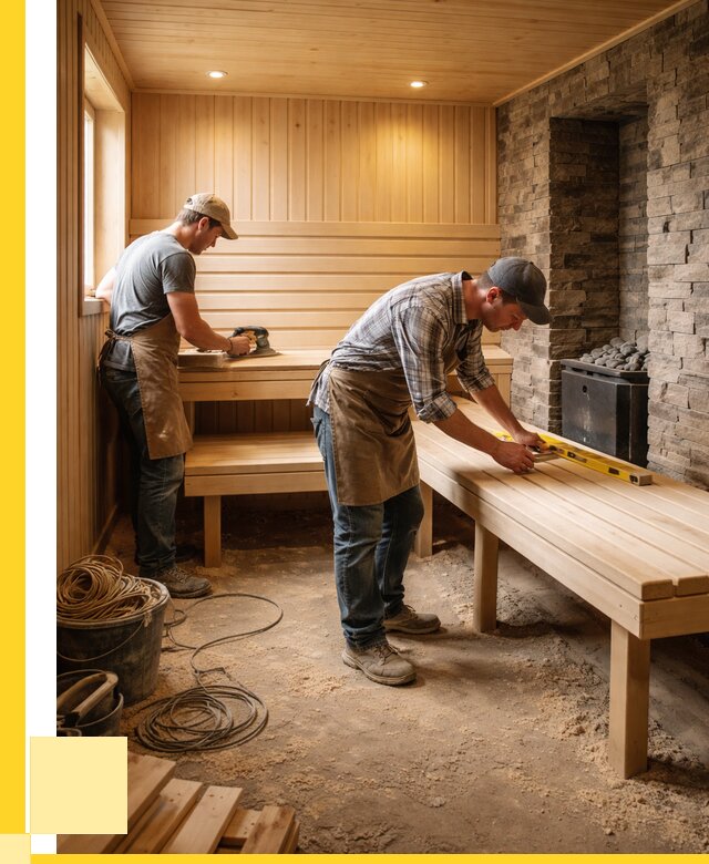 Отделка бани в Чехове: внутренняя отделка от 3050 р. | ЭриданЧхв