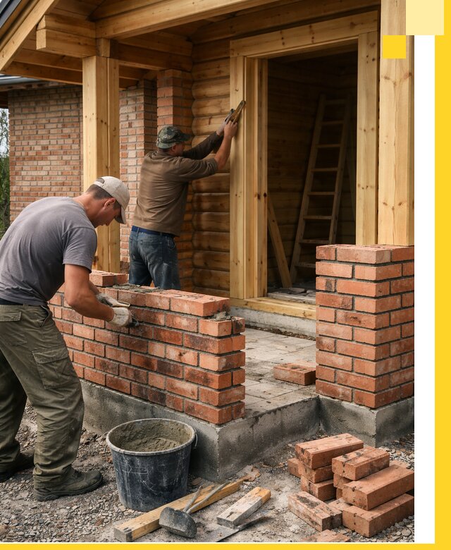 Строительство кирпичных бань под ключ в Чехове с гарантией качества