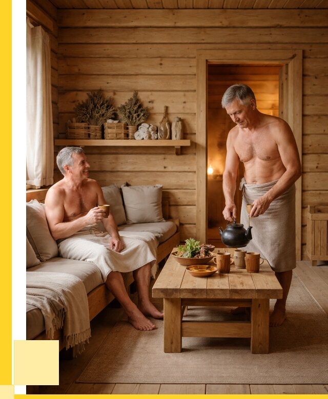 Бани с комнатой отдыха под ключ в Чехове от 457515 р. | ЭриданЧхв