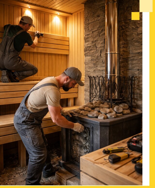 Комплексный дизайн бань, саун и зон отдыха в Чехове