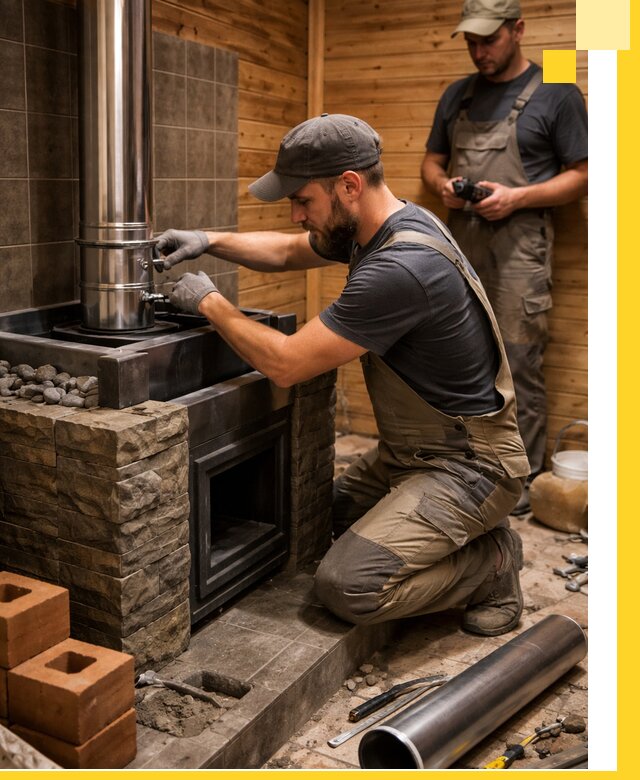 Изготовление и установка банных печей под ключ в Чехове