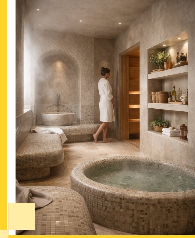 Строительство бани с хамамом в Чехове от 762525 р. | ЭриданЧхв